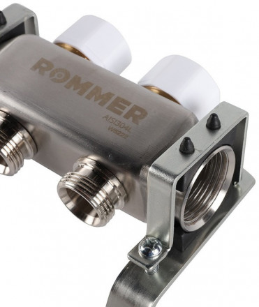 Для отопления Rommer 1&quot;/3/4&quot;x2 с запорными клапанами (RMS-3200-000002)