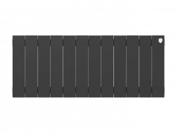 Биметаллический радиатор отопления Royal Thermo PianoForte 300 12 секций Noir Sable