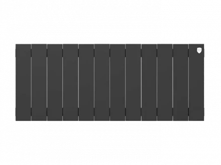 Биметаллический радиатор отопления Royal Thermo PianoForte 300 12 секций Noir Sable