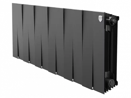 Биметаллический радиатор отопления Royal Thermo PianoForte 300 12 секций Noir Sable