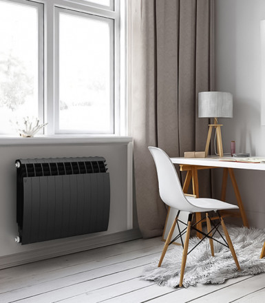 Биметаллический радиатор Royal Thermo BiLiner 350 Noir Sable VR80 - 8 секц.