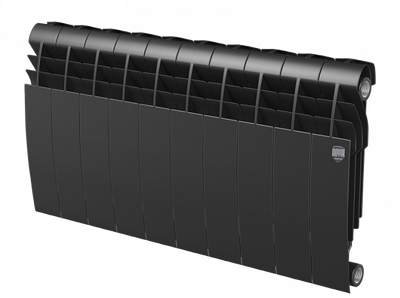 Биметаллический радиатор Royal Thermo Biliner 350 VD 10 секц. Noir Sable