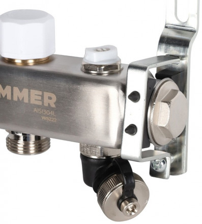 Для отопления Rommer 1&quot;/3/4&quot;x2 с запорными клапанами (RMS-3201-000002)