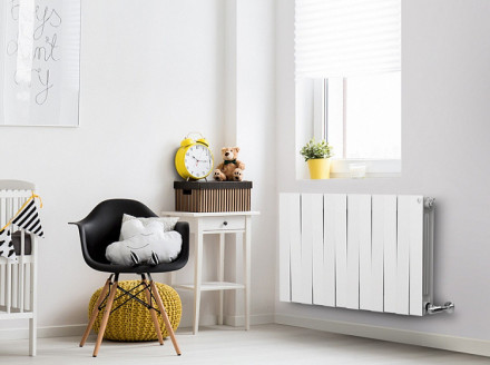 Биметаллический радиатор Royal Thermo Pianoforte 500 VD 4 секц. Bianco Traffico