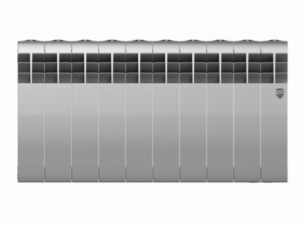 Биметаллический радиатор Royal Thermo Biliner 350 VD 10 секц. Silver Satin