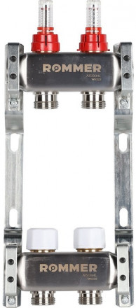 Для отопления Rommer 1&quot;/3/4&quot;x2 с расходомерами (RMS-1200-000002)