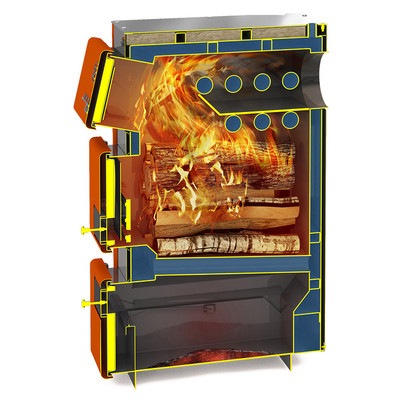 Твердотопливный котел Теплодар КУППЕР ПРО-42 (2.0)