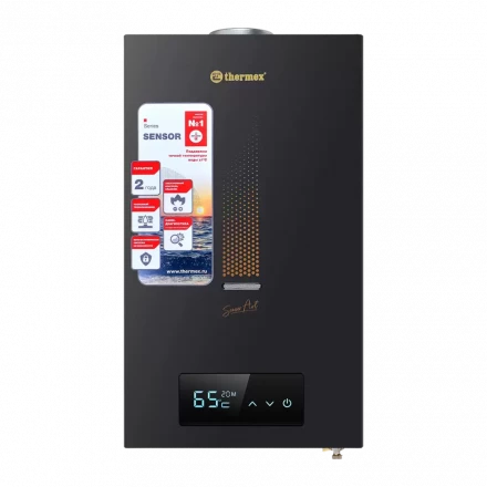 Газовый проточный водонагреватель Thermex S 20 MD Sensor Art Black
