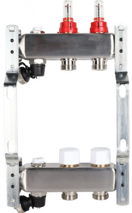 Для отопления Rommer 1&quot;/3/4&quot;x2 с расходомерами (RMS-1201-000002)