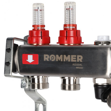Для отопления Rommer 1&quot;/3/4&quot;x2 с расходомерами (RMS-1201-000002)