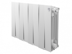 Биметаллический радиатор Royal Thermo Piano Forte 300 /Bianco Traffico 8 секц.