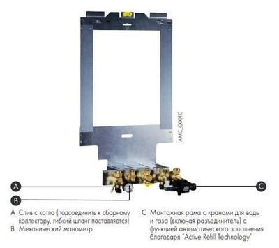 Настенный газовый котел De Dietrich EVODENS AMC 25 с панелью управления DIEMATIC Evolution