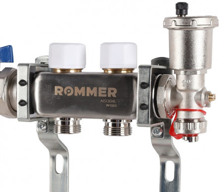 Для отопления Rommer 1&quot;/3/4&quot;x2 с расходомерами (RMS-1210-000002)