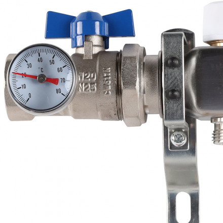 Для отопления Rommer 1&quot;/3/4&quot;x2 с расходомерами (RMS-1210-000002)