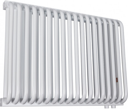 Стальной трубчатый радиатор 2-колончатый Rommer RST 2050/18 нижнее правое подключение RAL9016