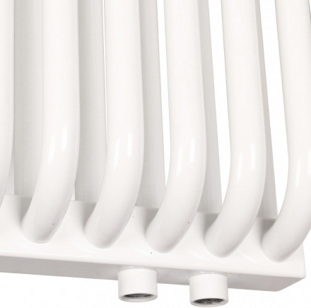 Стальной трубчатый радиатор 2-колончатый Rommer RST 2050/18 нижнее правое подключение RAL9016