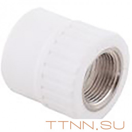 Муфта РосТурПласт PN25 комбинированная, внутр. резьба 20х1/2&quot; арт.10652