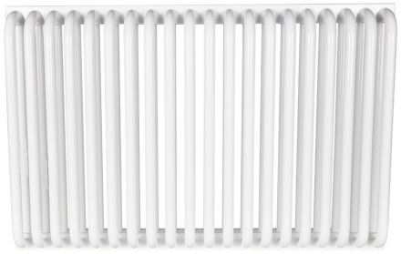 Стальной трубчатый радиатор 2-колончатый Rommer RST 2050/20 боковое подключение RAL9016