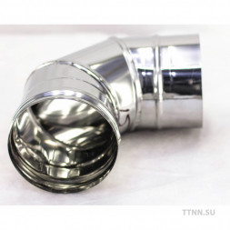 Колено дымохода 90° нержавеющая сталь D- 300