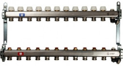 Коллектор с запорными клапанами STOUT SMS-0932-000011